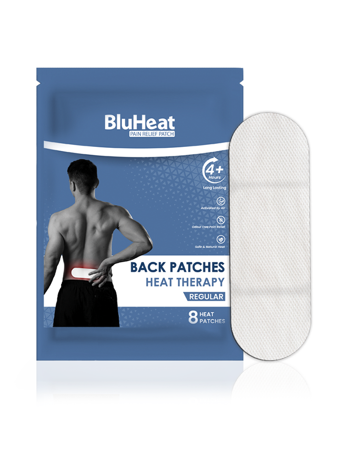 Hot Patches for Back Pain | BluHeat Back Pain Relief Patches - (Pack of ...